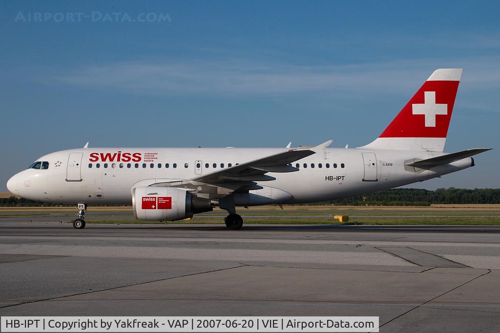 HB-IPT, 1997 Airbus A319-112 C/N 727, Swiss Airbus 319