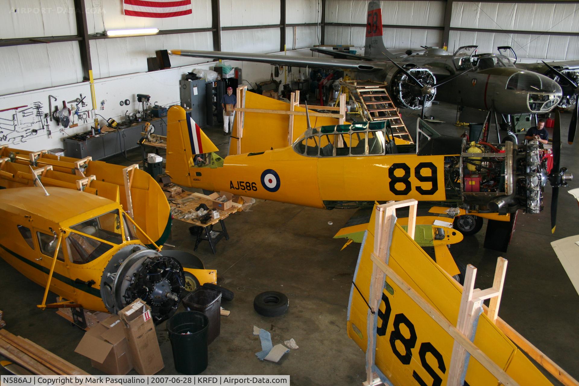 N586AJ, North American AT-6 C/N AJ586, North American AT-6