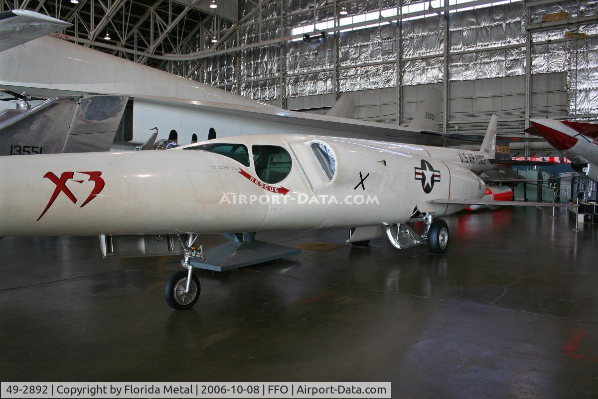 49-2892, 1949 Douglas X-3 Stiletto C/N Not found 49-2892, X-3
