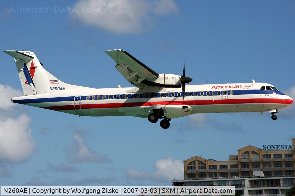 N260AE, 1991 ATR 72-212 C/N 263, visitor