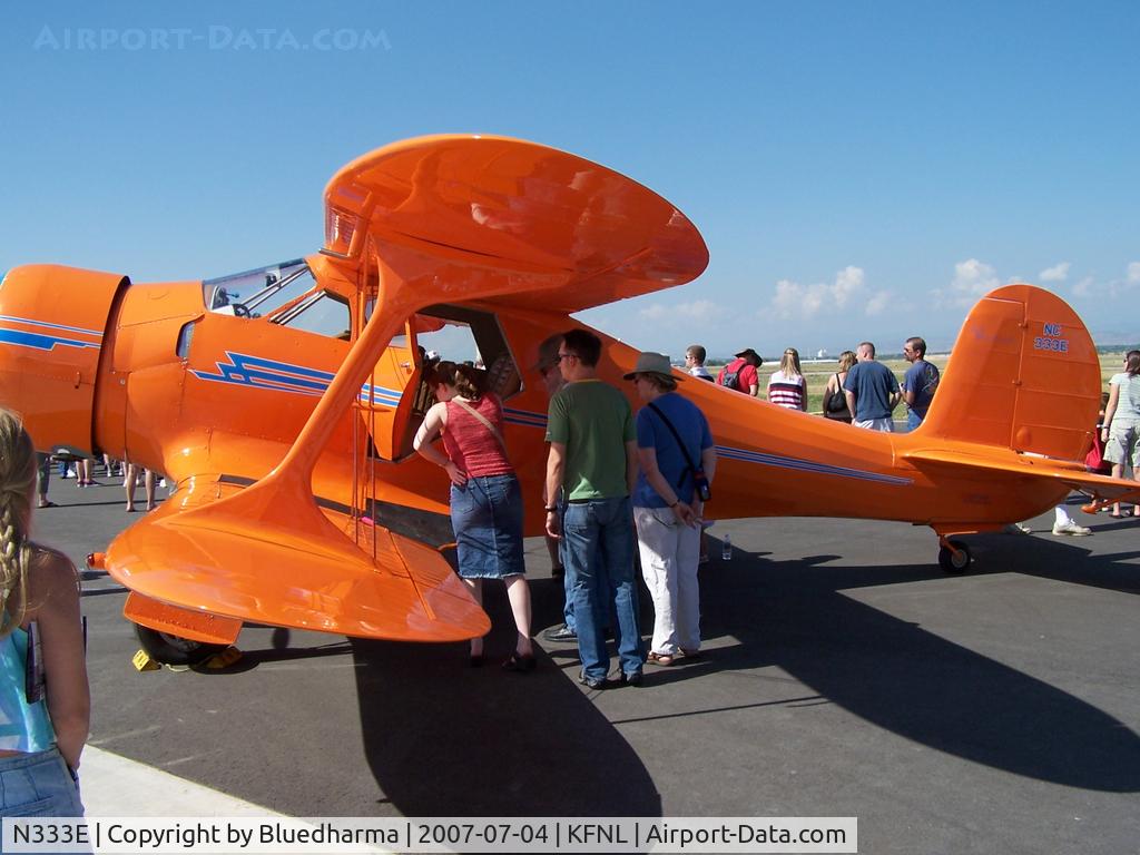 N333E, 1943 Beech D17S Staggerwing C/N 4878, Side Profile