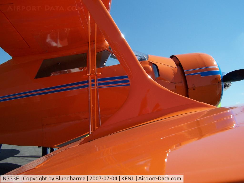 N333E, 1943 Beech D17S Staggerwing C/N 4878, Wing view