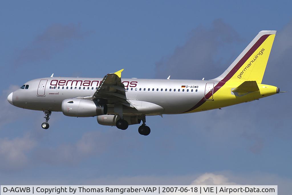 D-AGWB, 2006 Airbus A319-111 C/N 2833, Germanwings Airbus A319