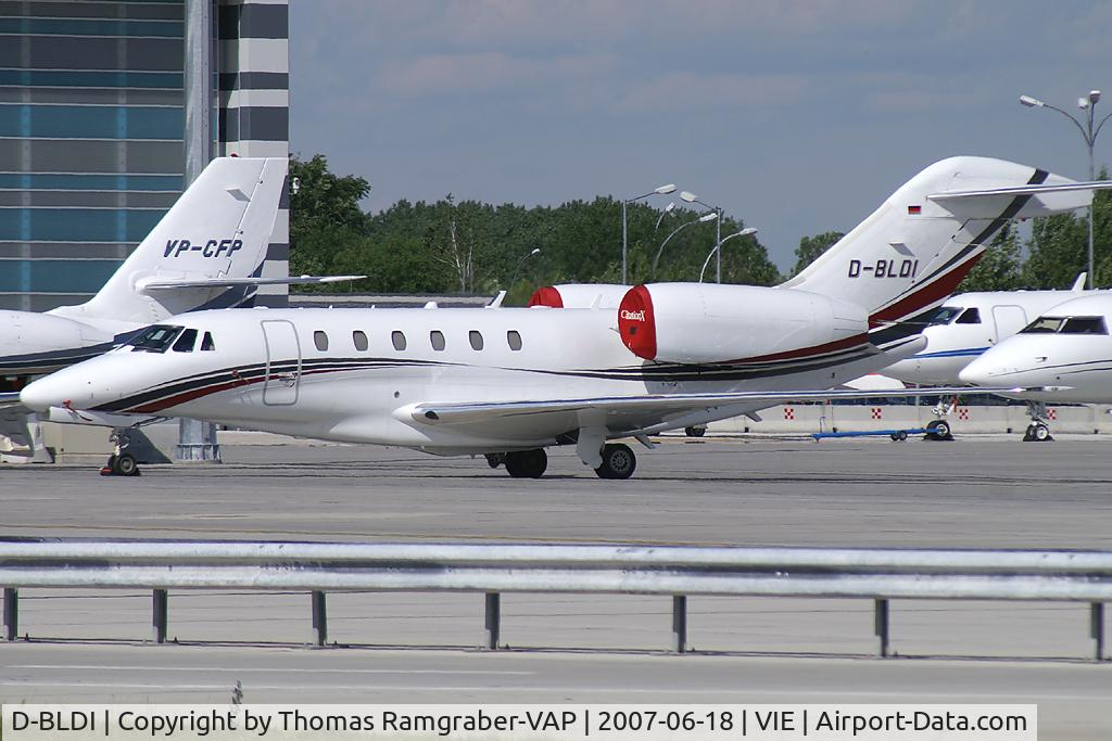 D-BLDI, 2003 Cessna 750 Citation X Citation X C/N 750-0218, Daimler Chrysler Aviation Cessna 750 Citation