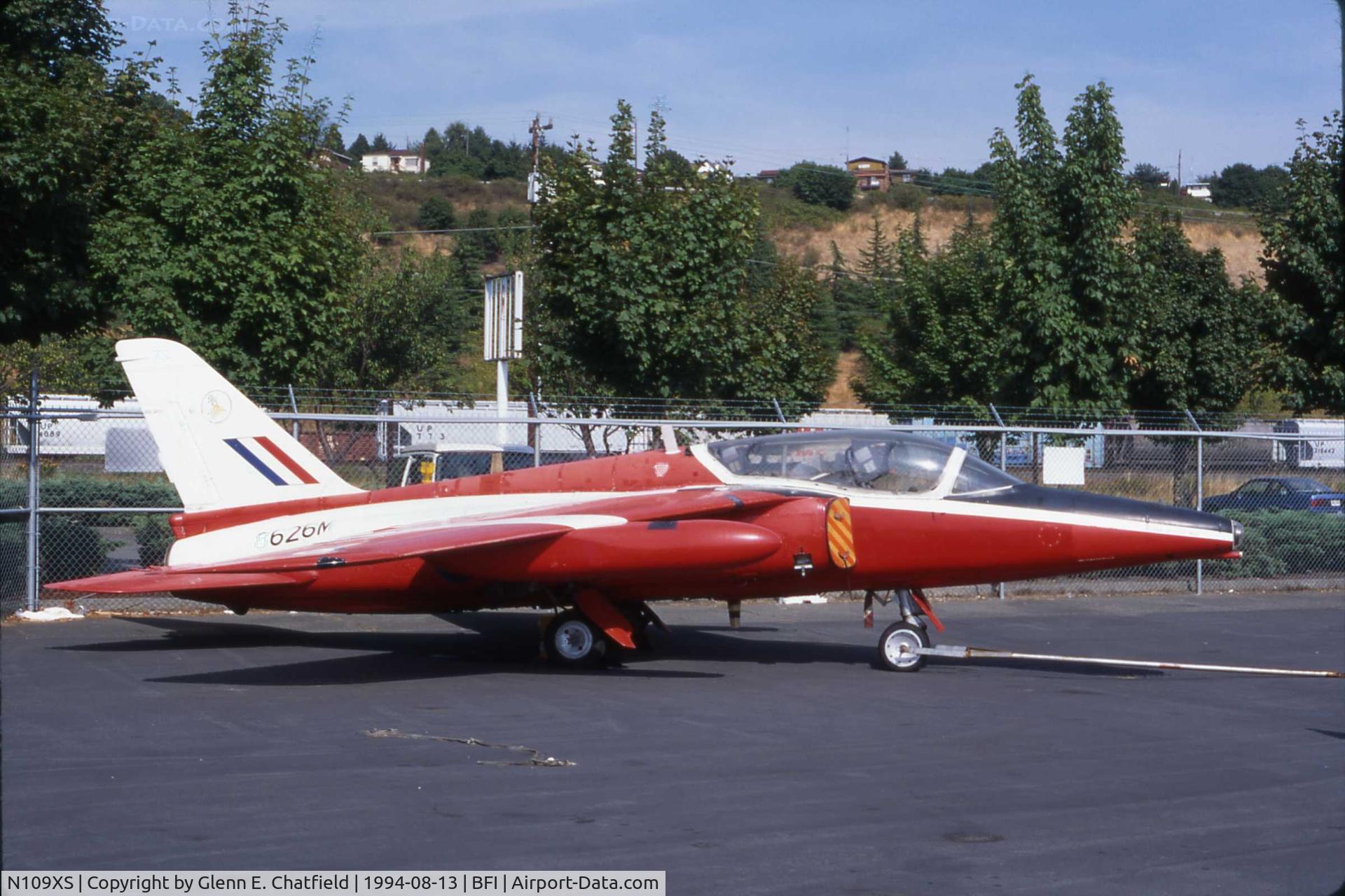 N109XS, 1964 Hawker Siddeley Gnat T.1 C/N FL603, Gnat T.1 found on the ramp