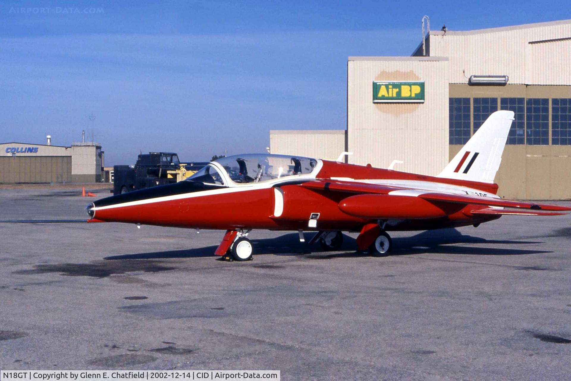 N18GT, 1964 Hawker Siddeley Gnat T.1 C/N FL599, On a stopover
