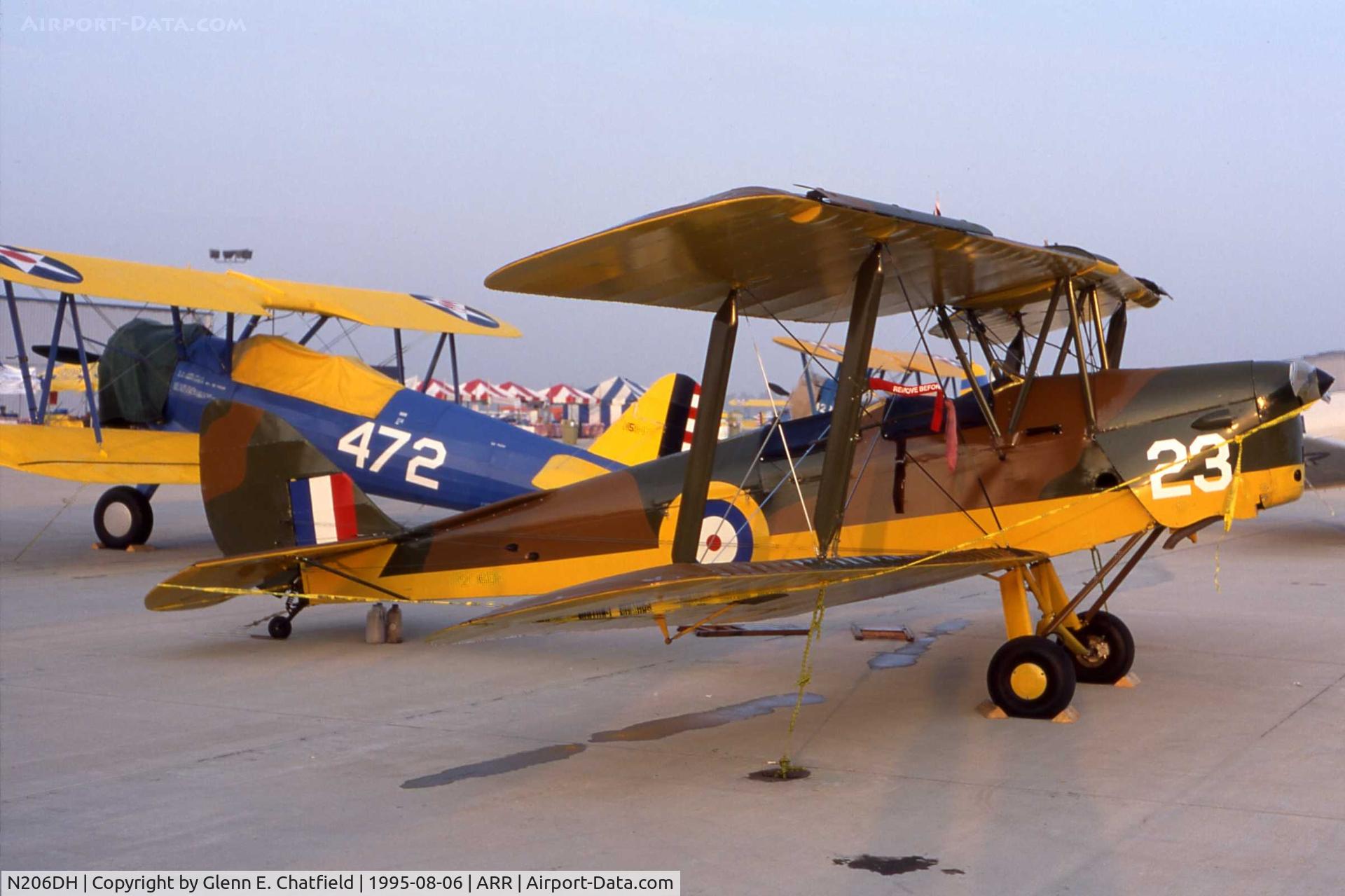 N206DH, 1944 De Havilland DH-82A Tiger Moth II C/N 86514, At the Freedom Flight celebration
