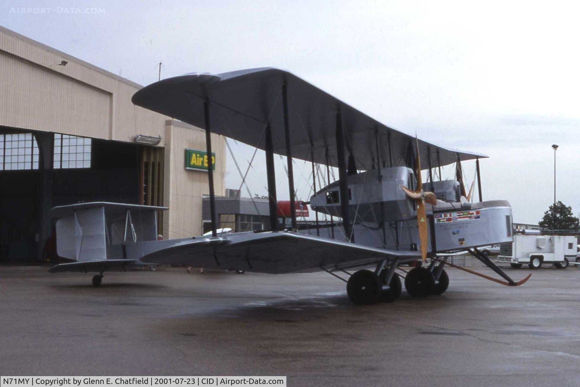 N71MY, 1994 Vickers FB-27A Vimy (replica) C/N 01, Just passing through