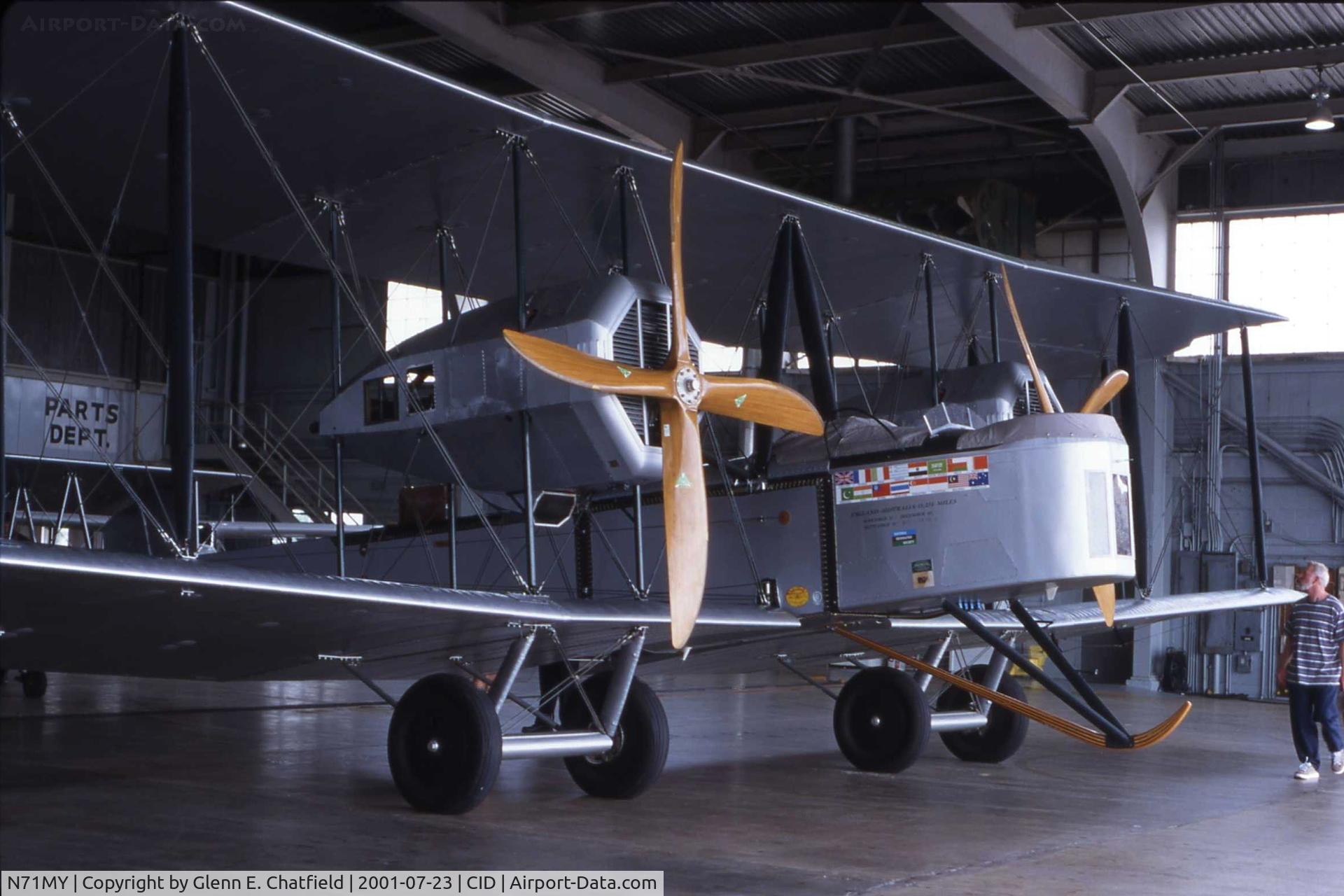 N71MY, 1994 Vickers FB-27A Vimy (replica) C/N 01, Just passing through