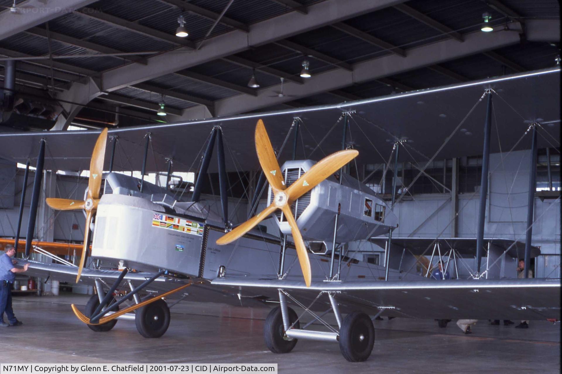 N71MY, 1994 Vickers FB-27A Vimy (replica) C/N 01, Just passing through
