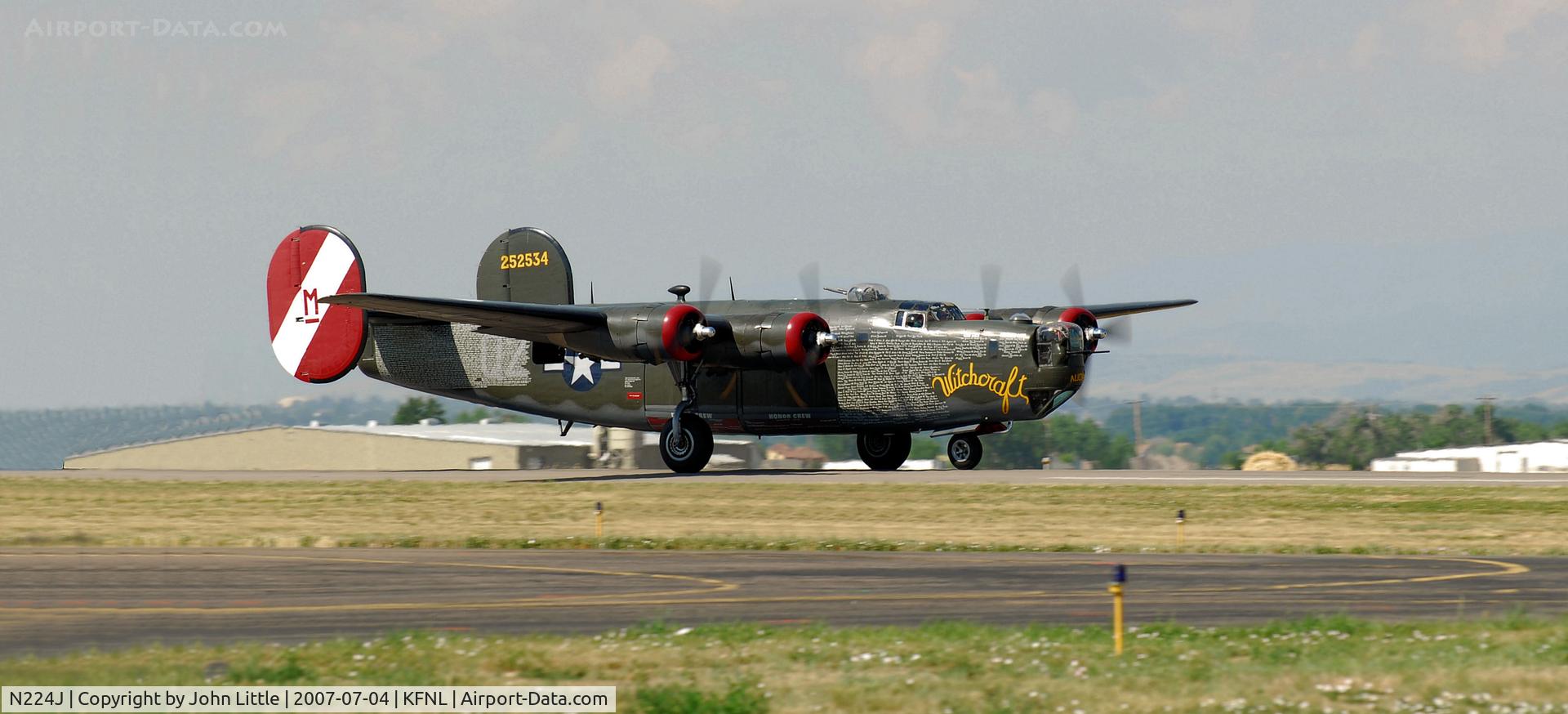 N224J, 1944 Consolidated B-24J-85-CF Liberator C/N 1347 (44-44052), B-24 Witchcraft - Wings of Freedom