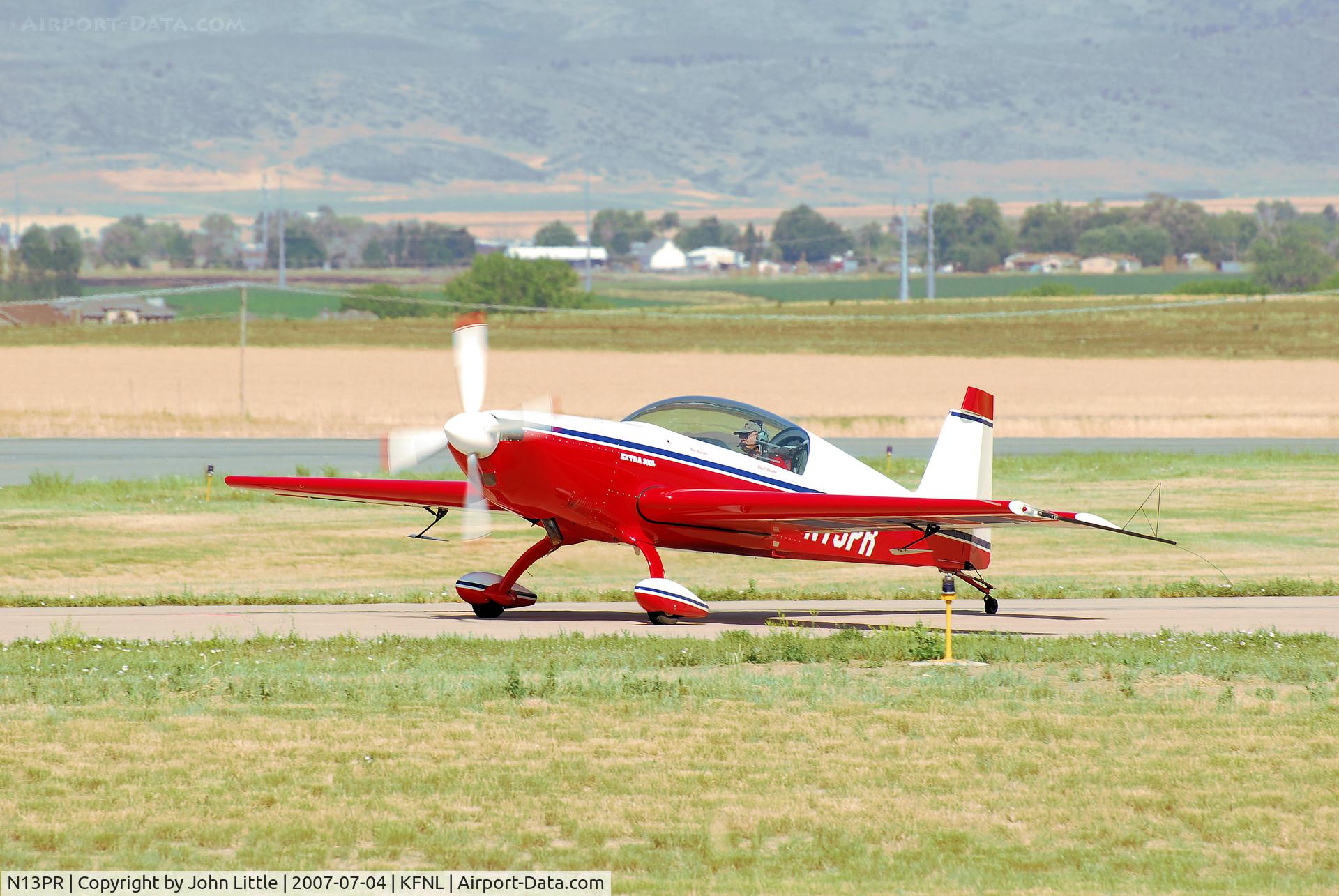 N13PR, 2000 Extra EA-300/L C/N 115, Taxi Ft Collins/Loveland Airport