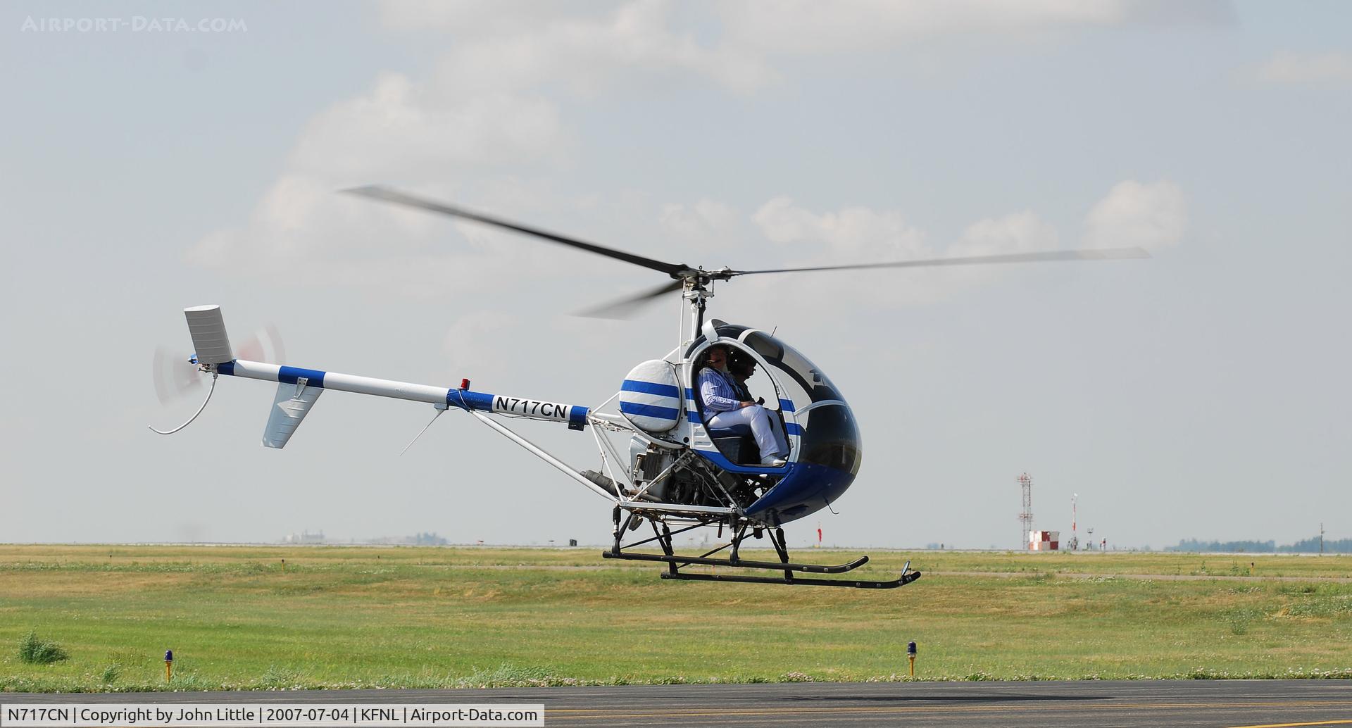 N717CN, 1985 Hughes 269C C/N S1206, Taxi Way Departure - Ft Collins/Loveland Airport