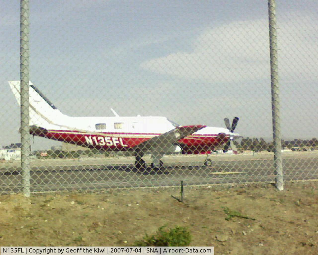 N135FL, 2002 Piper PA-46-500TP C/N 4697135, Orange County (John Wayne airport)