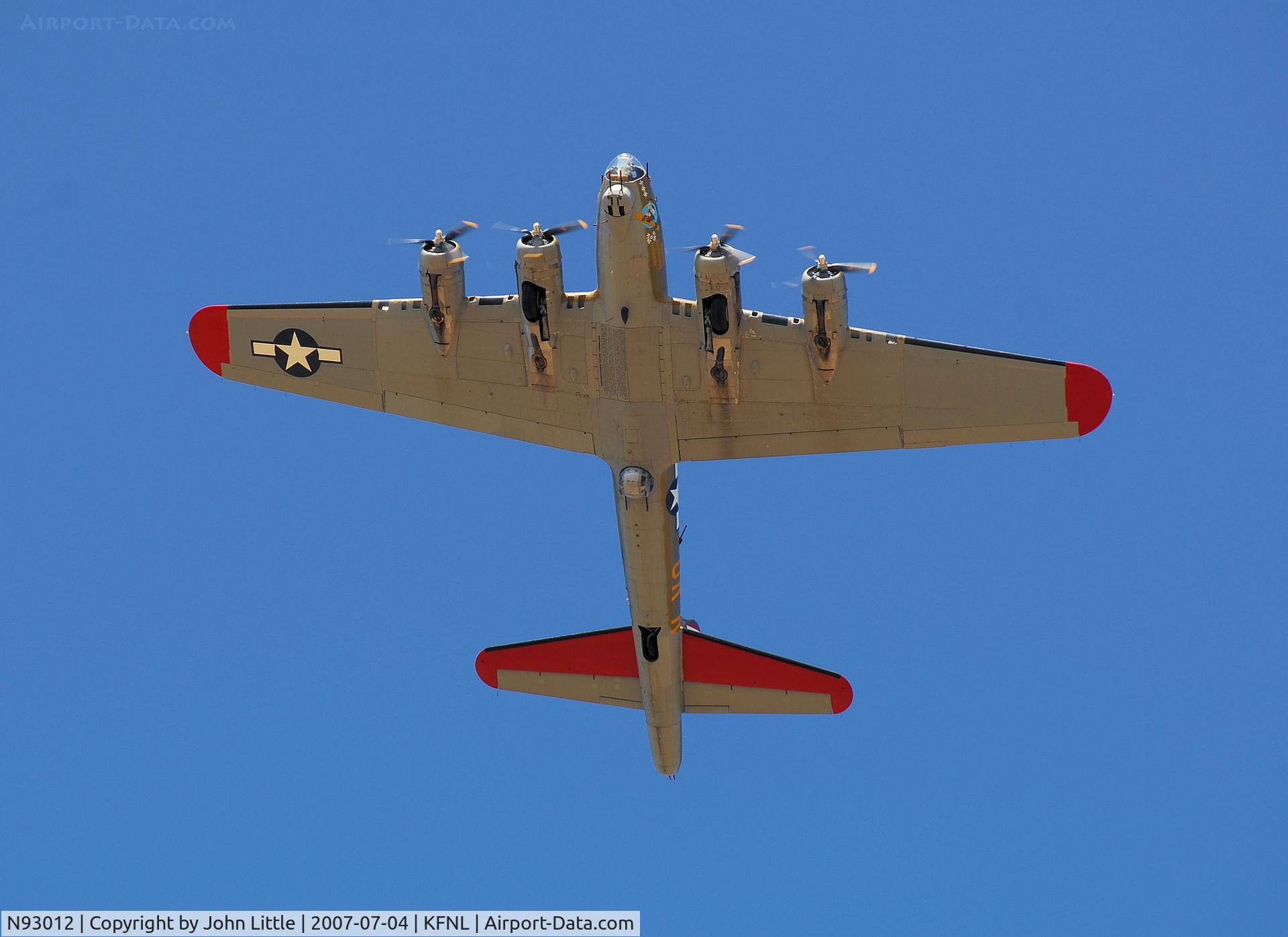 N93012, 1944 Boeing B-17G-30-BO Flying Fortress C/N 32264, Over Flight Nine 'O Nine - Wings of Freedom