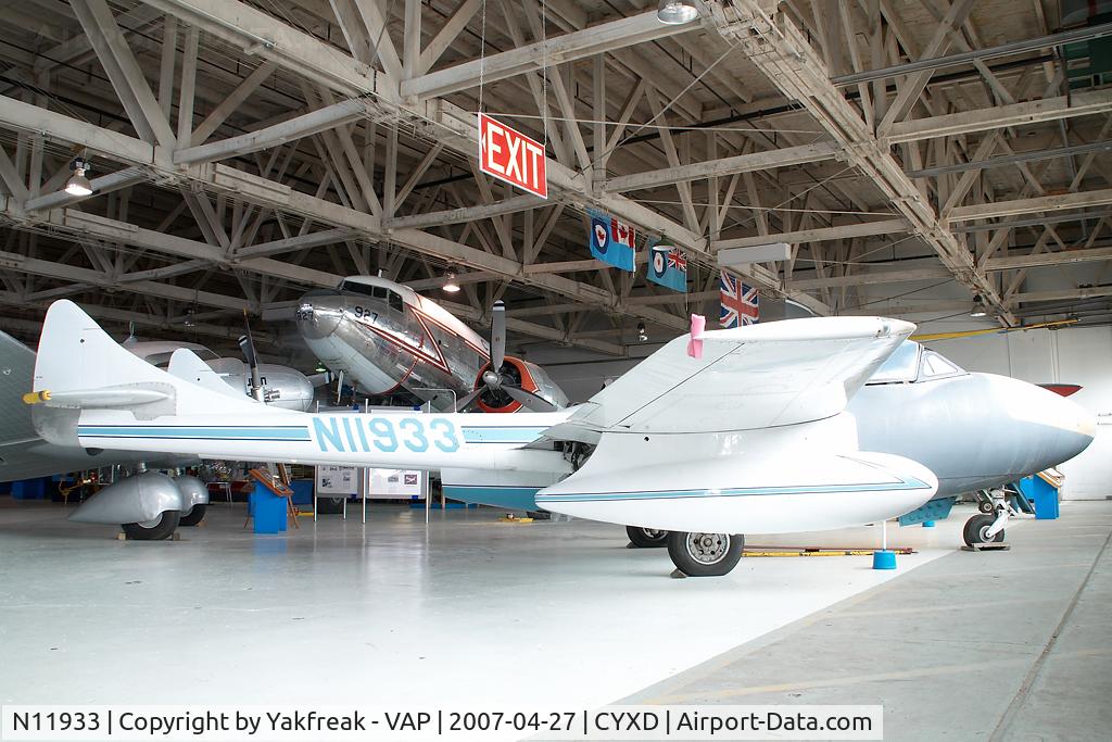 N11933, 1959 De Havilland Australia DH-115 Vampire T.35 C/N DHA4179, DeHavilland Vampire