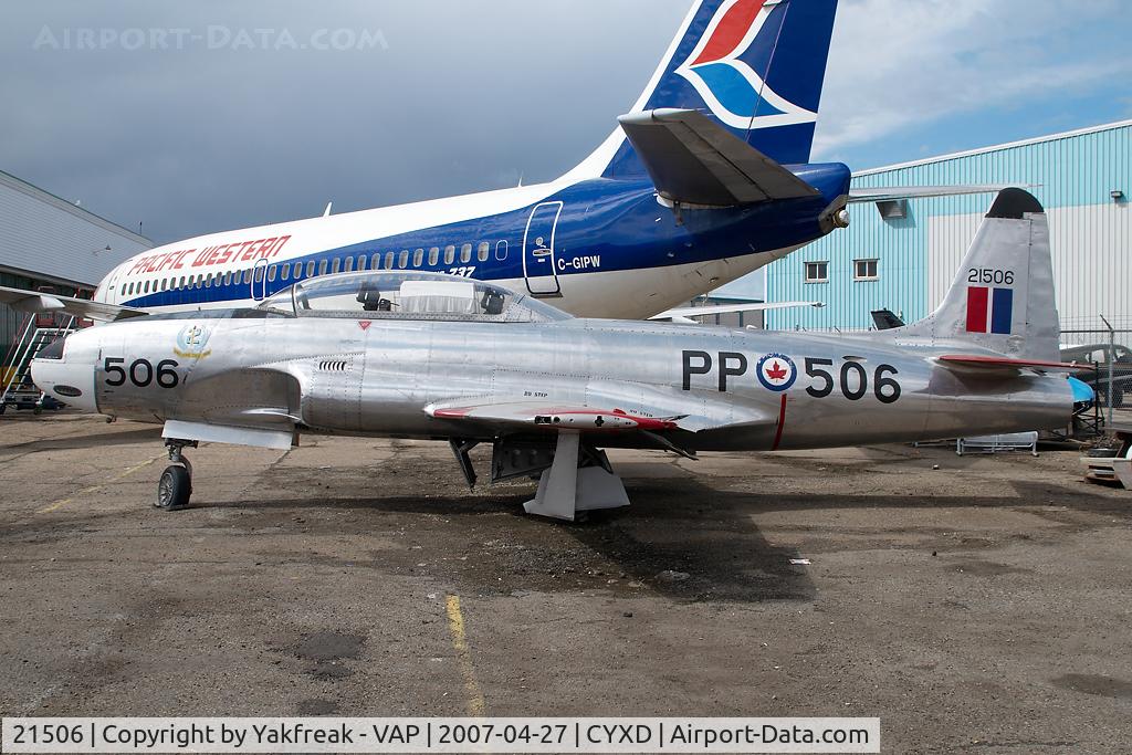 21506, Canadair CT-133 Silver Star 3 C/N T33-506, Canadian AF Lockheed T33