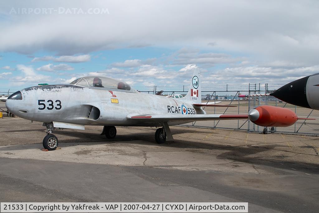 21533, Canadair CT-133 Silver Star 3 C/N T33-533, Canadian AF Lockheed T33