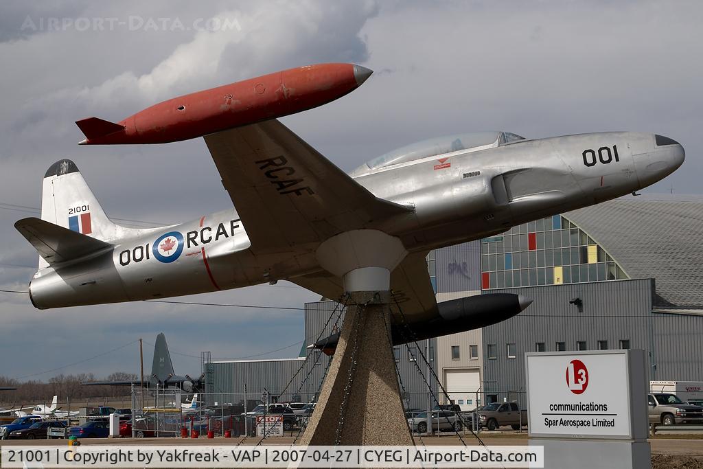 21001, Canadair CT-133 Silver Star C/N T33-1, Canadian AF Lockheed T33