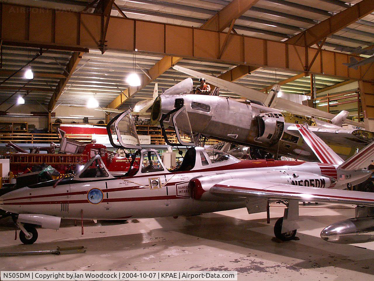 N505DM, 1962 Fouga (Valmet) CM-170R Magister C/N FM-36, Valmet CM-170R/Everett-Paine Field,Washington