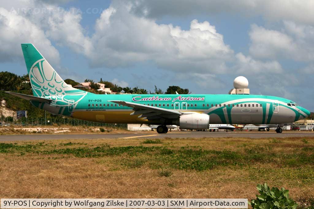 9Y-POS, 2000 Boeing 737-8Q8 C/N 28230, visitor