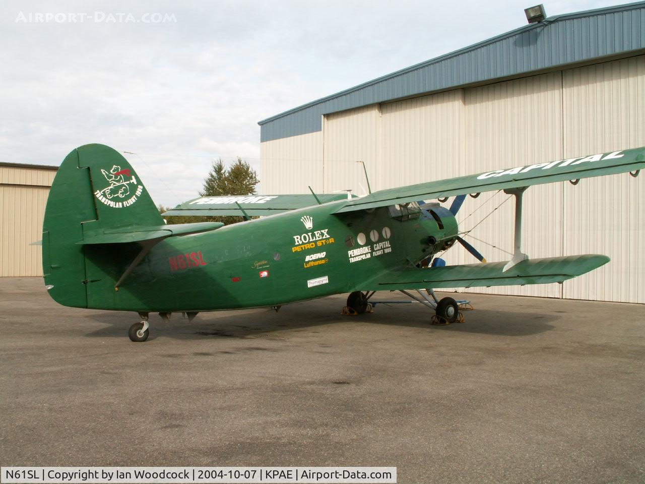 N61SL, 1977 Antonov An-2 C/N 1G17527, Antonov An-2/Everett-Paine field,Washington