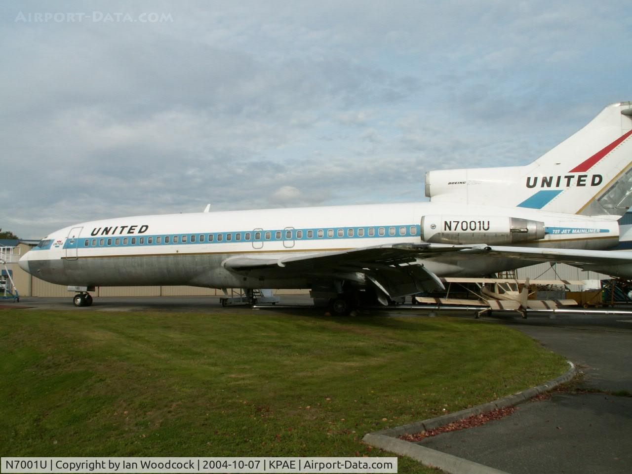 N7001U, 1963 Boeing 727-22 C/N 18293, B727-22/Everett-Paine Field,Washington