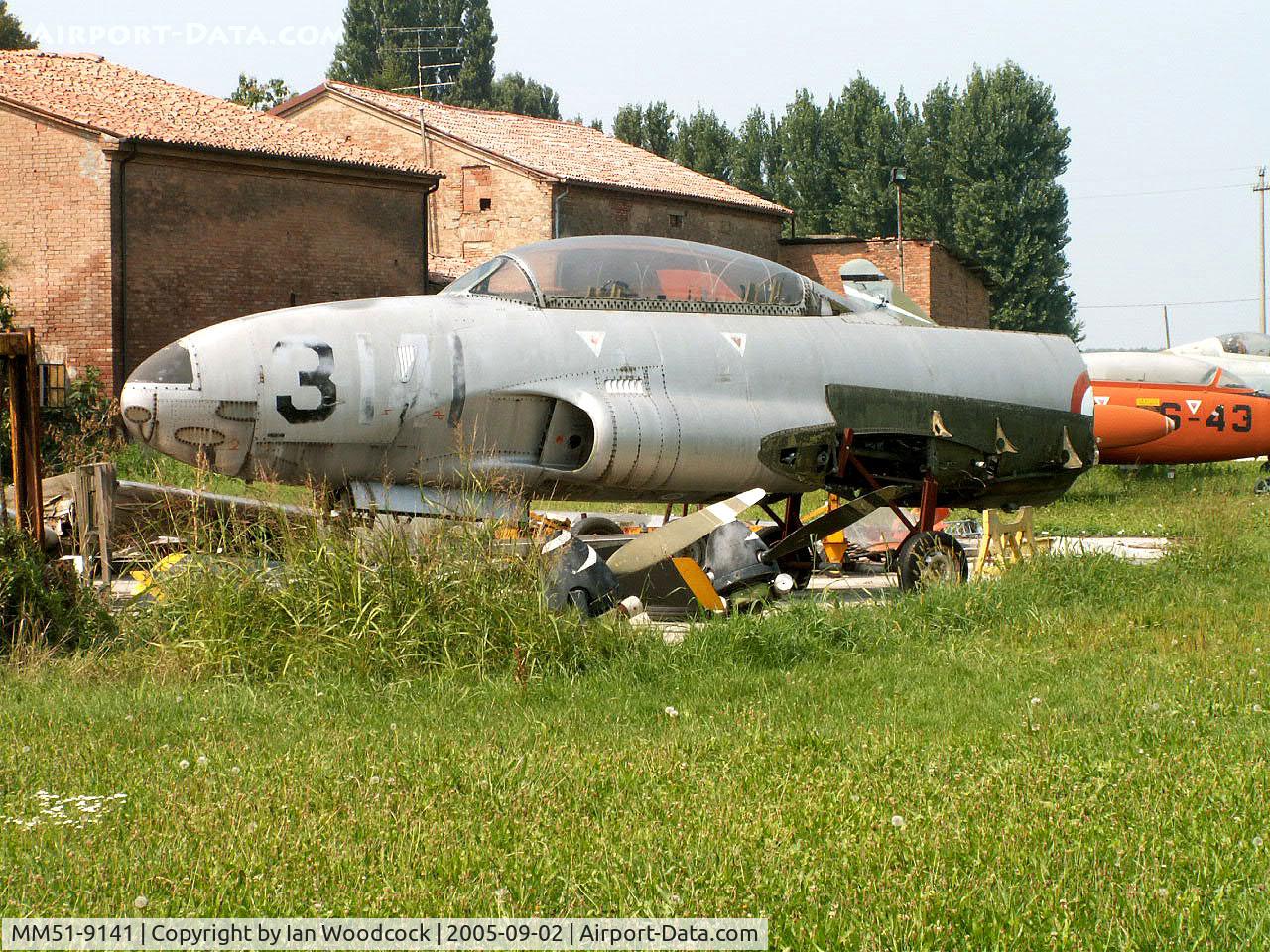 MM51-9141, Lockheed T-33A-1-LO Shooting Star C/N 580-6925, Lockheed T-33A/Preserved/San Possidonio