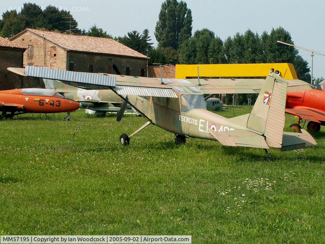 MM57195, SIAI-Marchetti SM-1019E C/N 1-002, SIAI-Marchetti SM.109E/Preserved/San Possidonio