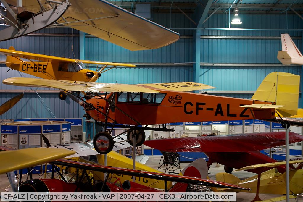CF-ALZ, 1929 Curtiss-Wright Robin C-1 C/N 405, Curtiss C1 Robin
