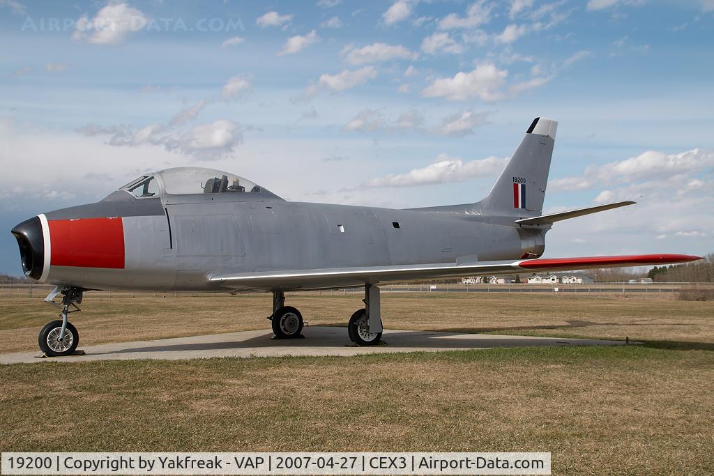 19200, Canadair CL-13 Sabre Mk.3 C/N 100, Canadian AF Canadair CL13