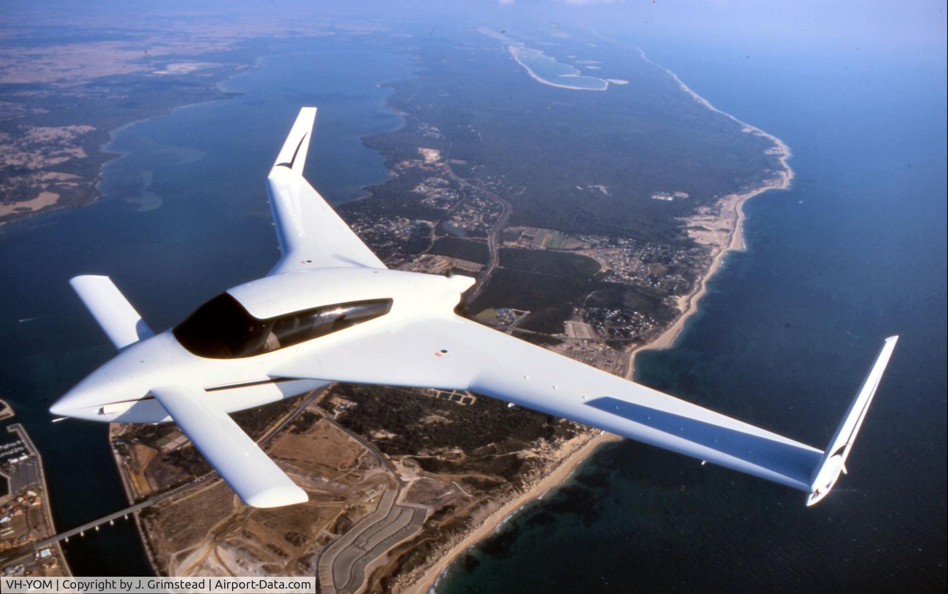 VH-YOM, 2002 Velocity Velocity 173 FG C/N DMO232, Velocity over the Dawsville cut, Western Australia