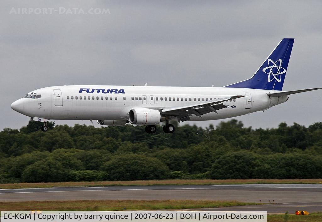 EC-KGM, 1989 Boeing 737-4YO C/N 24494, FUTURA 737