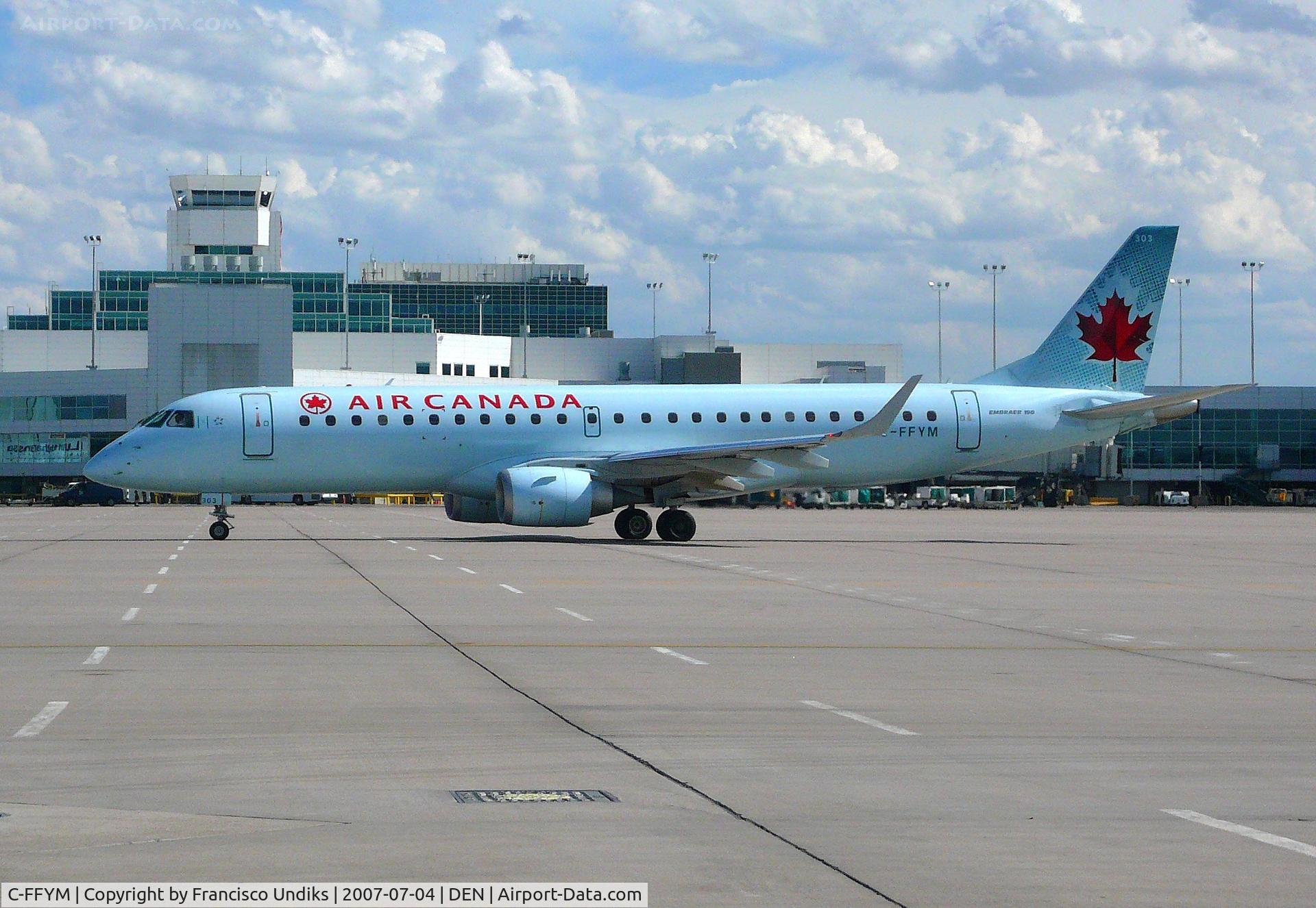 C-FFYM, 2005 Embraer 190AR (ERJ-190-100IGW) C/N 19000015, Flight 1042 to YYZ.