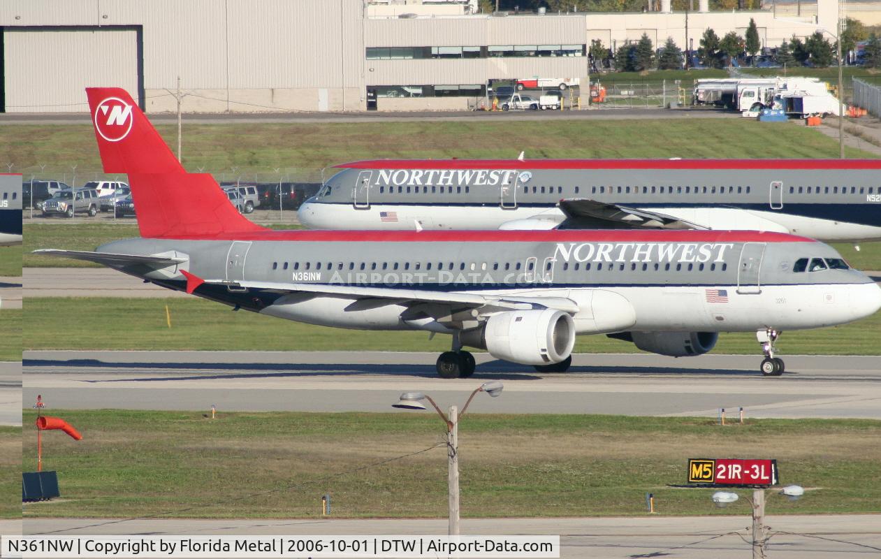 N361NW, 1998 Airbus A320-212 C/N 0907, Northwest