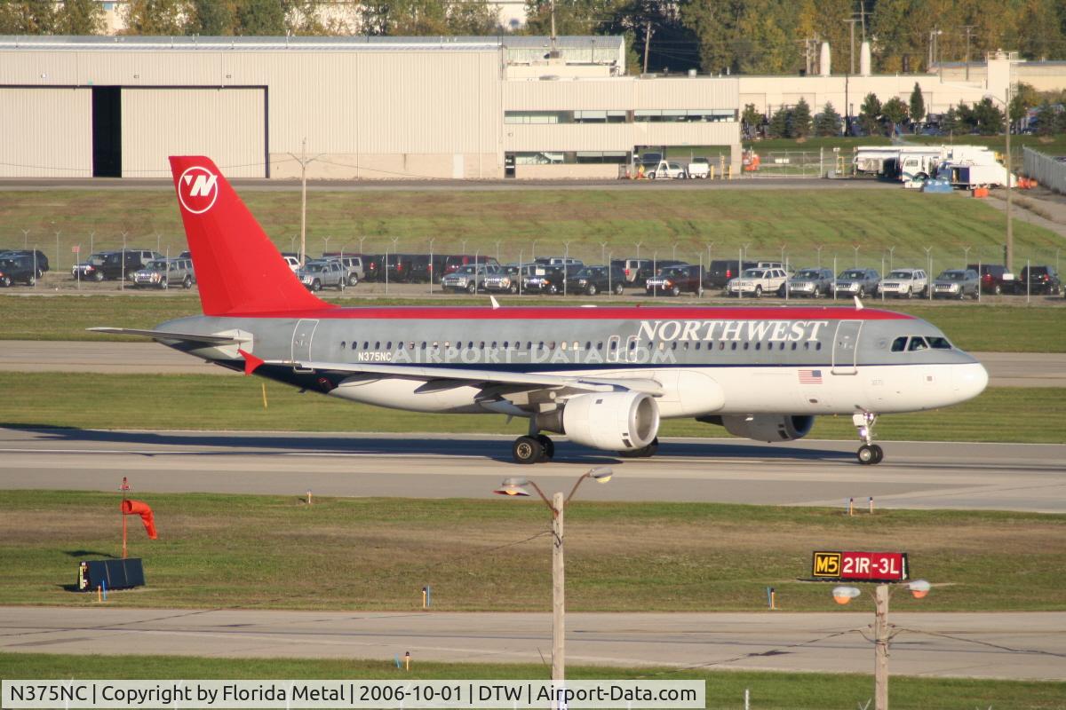 N375NC, 2002 Airbus A320-212 C/N 1789, Northwest
