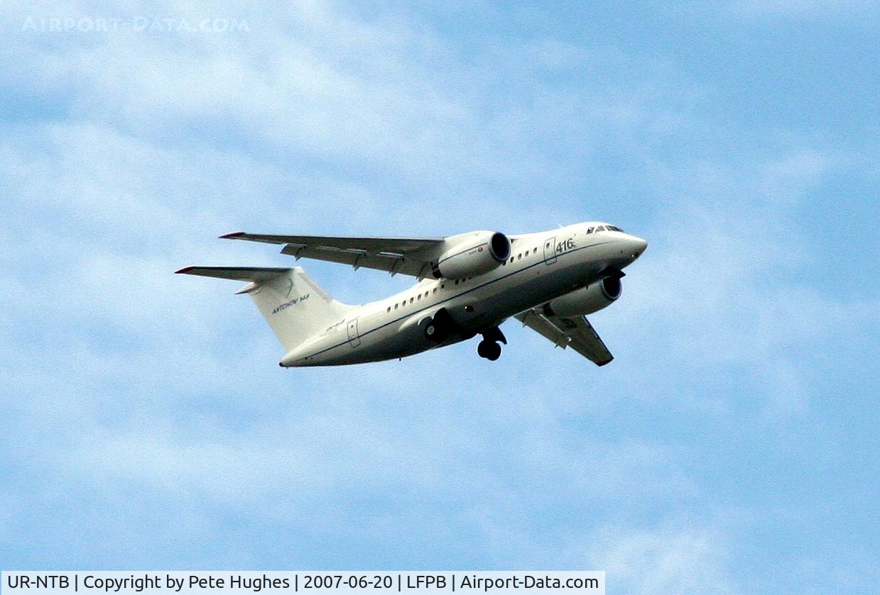UR-NTB, 2005 Antonov An-148-100A C/N Not found UR-NTB, UR-NTB Antonov 148 at Paris