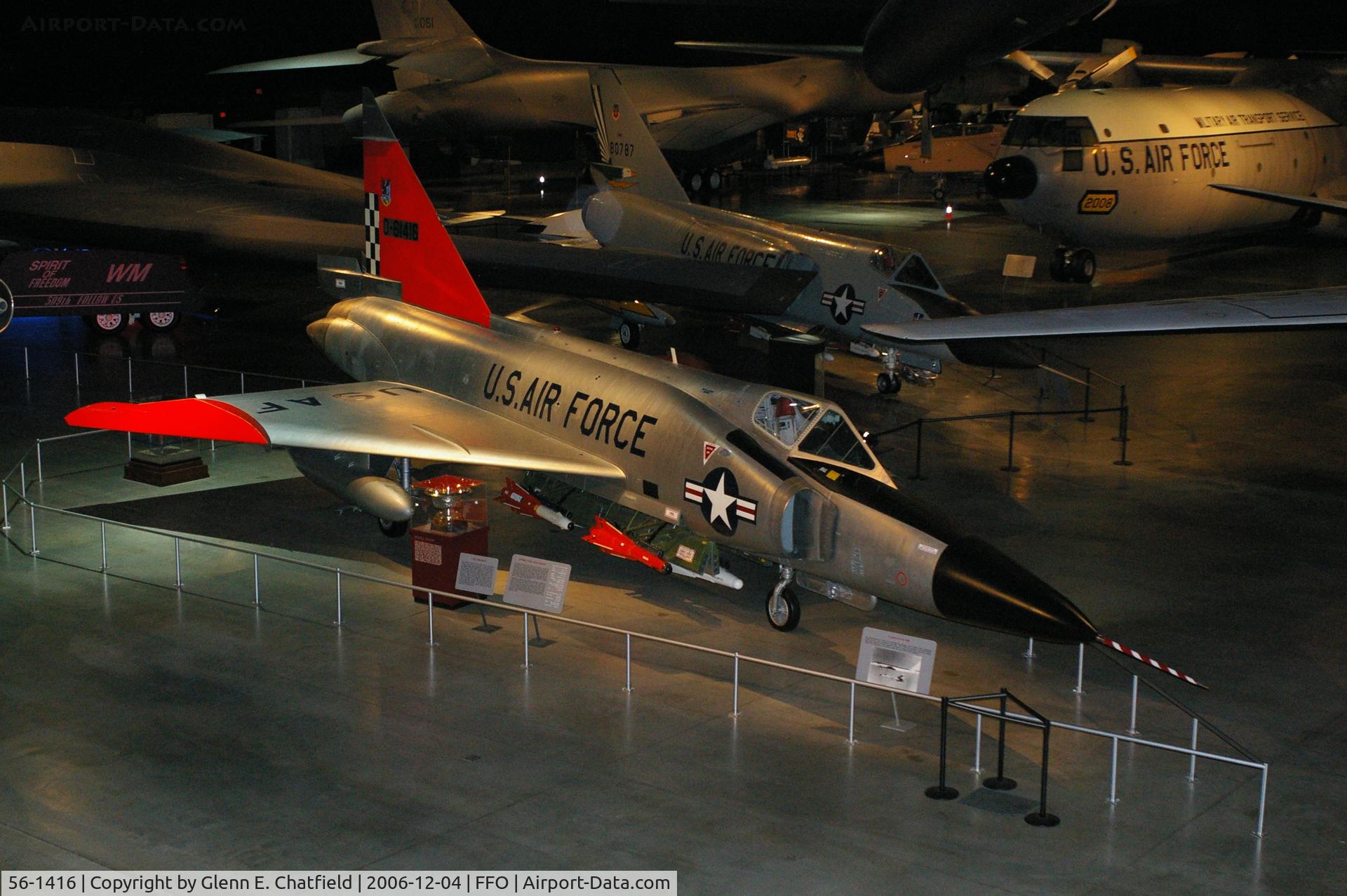 56-1416, 1956 Convair F-102A Delta Dagger C/N 8-10-363, F-102A at the National Museum of the U.S. Air Force