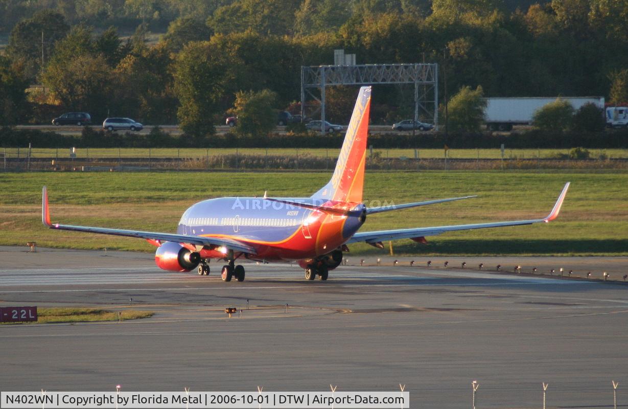 N402WN, 2001 Boeing 737-7H4 C/N 29814, Southwest