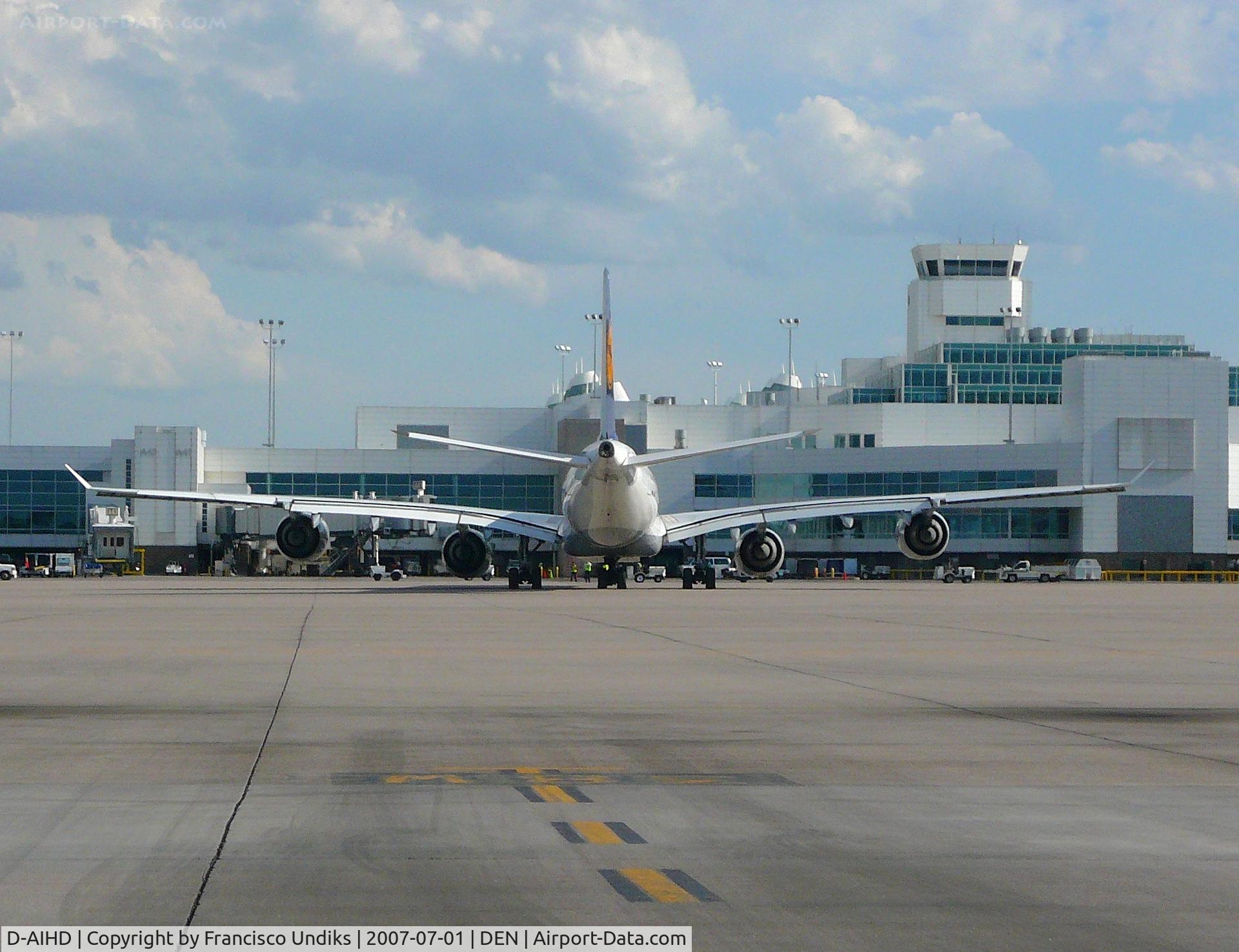 D-AIHD, 2003 Airbus A340-642 C/N 537, Lufthansa just pushed from A41.