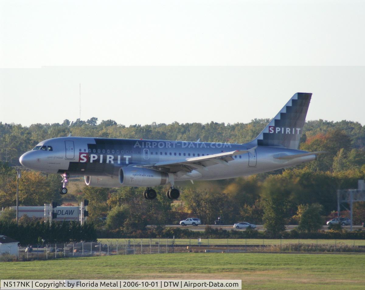 N517NK, 2006 Airbus A319-132 C/N 2711, Spirit