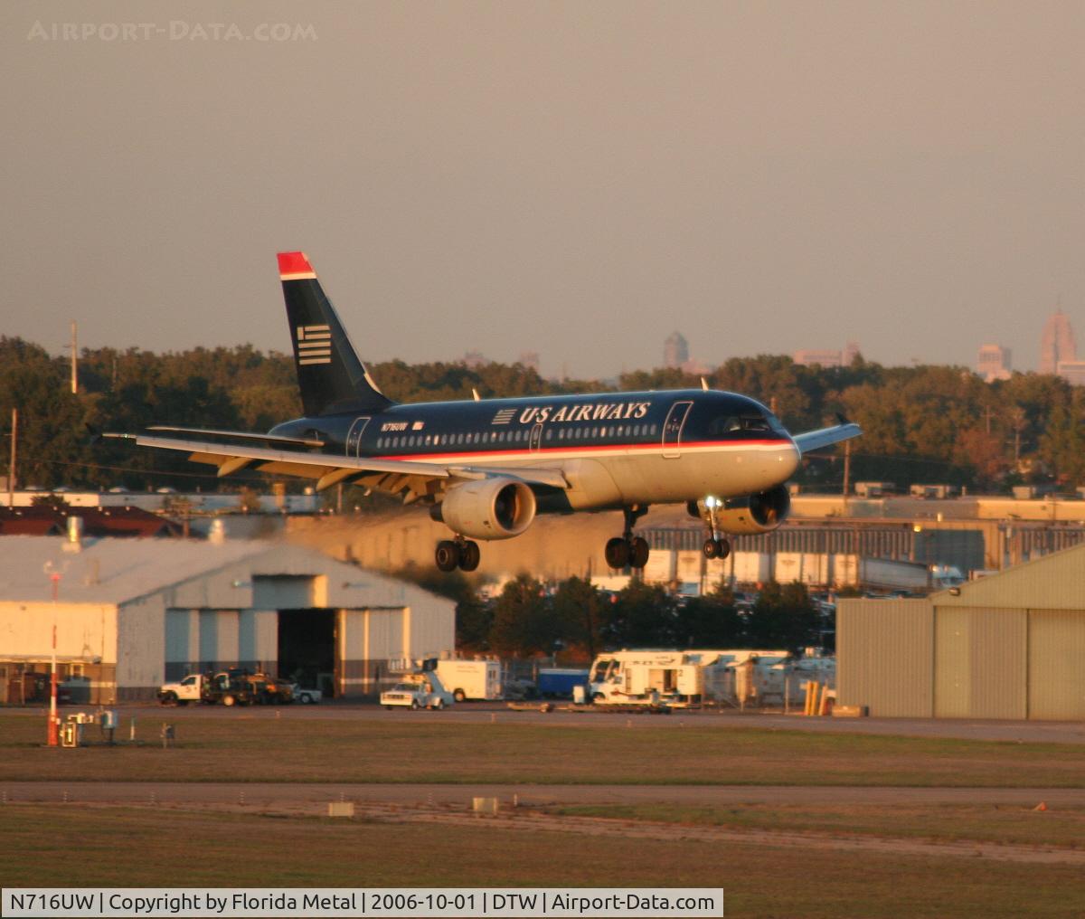 N716UW, 1999 Airbus A319-112 C/N 1055, US