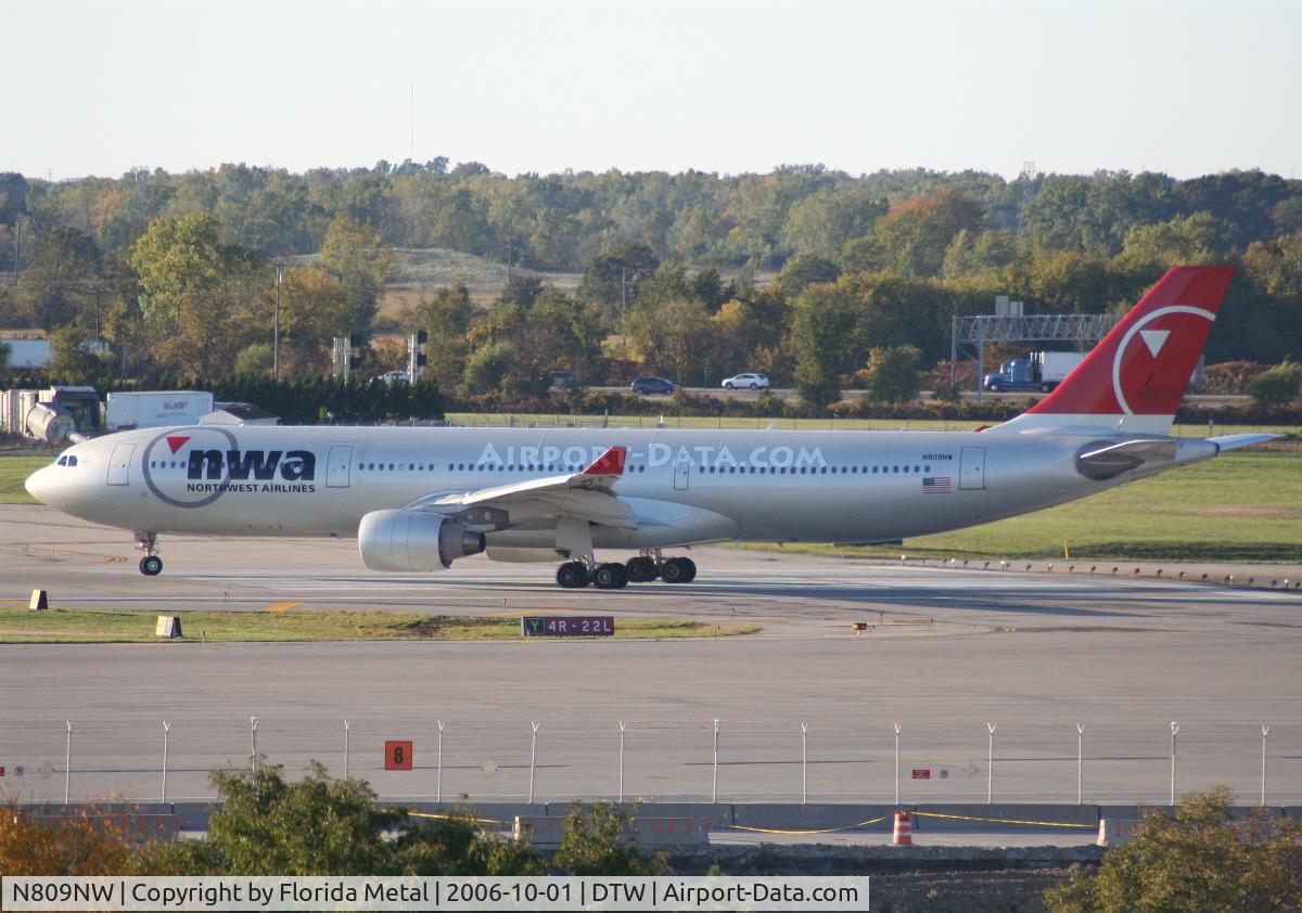 N809NW, 2005 Airbus A330-323 C/N 663, Northwest