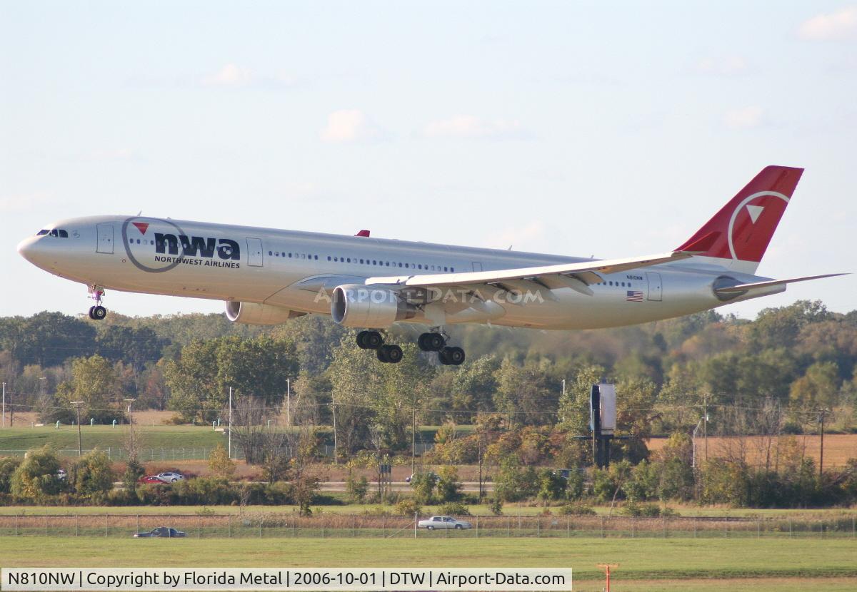 N810NW, 2005 Airbus A330-323 C/N 0674, Northwest