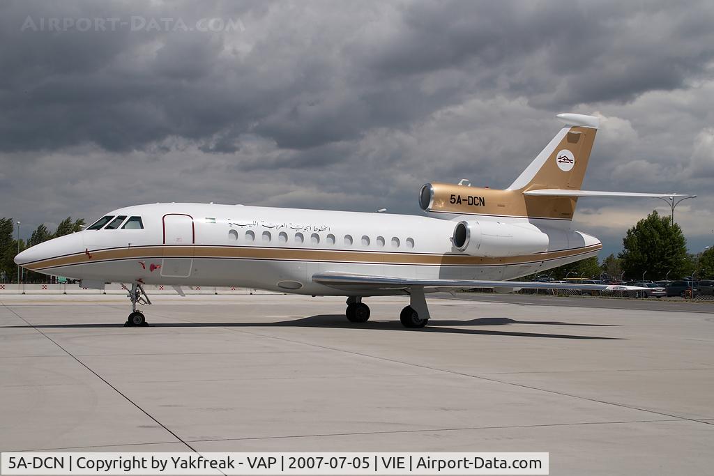 5A-DCN, 2005 Dassault Falcon 900EX C/N 148, Libyan Arab Airlines Falcon 900