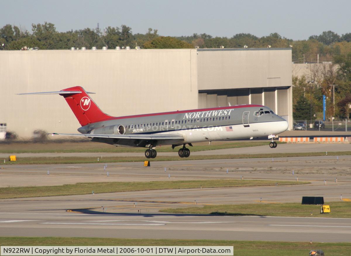 N922RW, 1968 Douglas DC-9-31 C/N 47182, Northwest