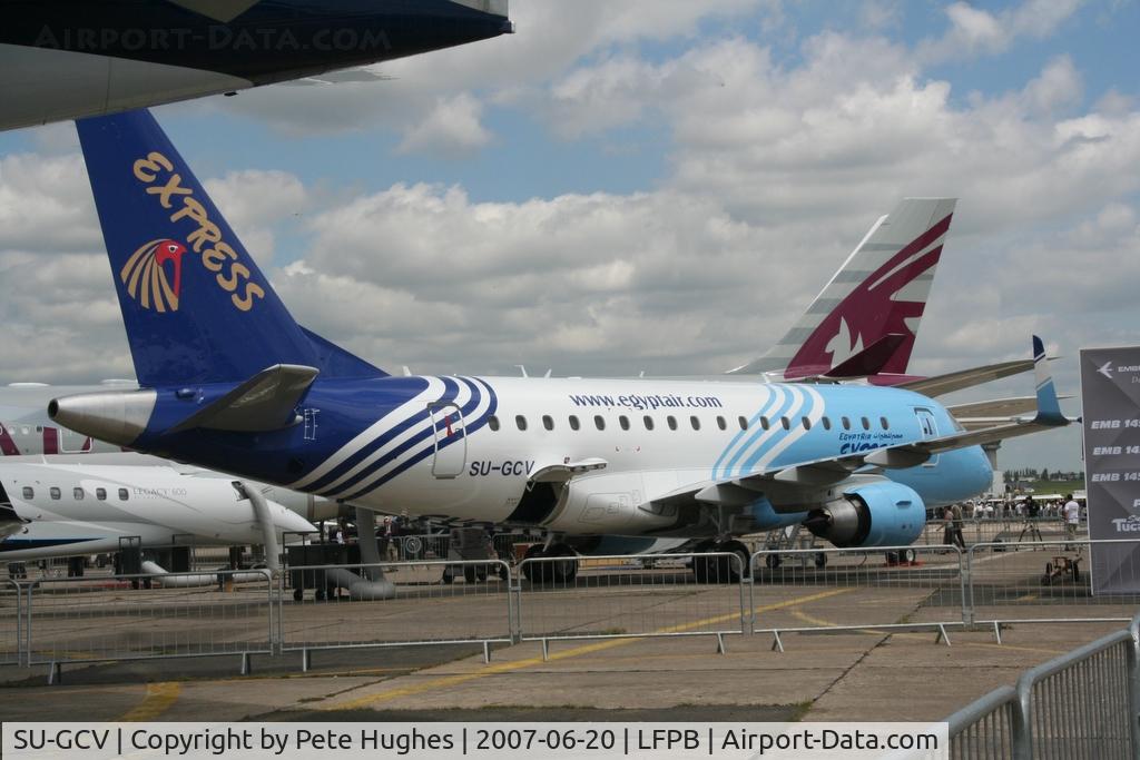SU-GCV, 2007 Embraer 170LR (ERJ-170-100LR) C/N 17000170, SU-GCV Embraer 170 at Paris