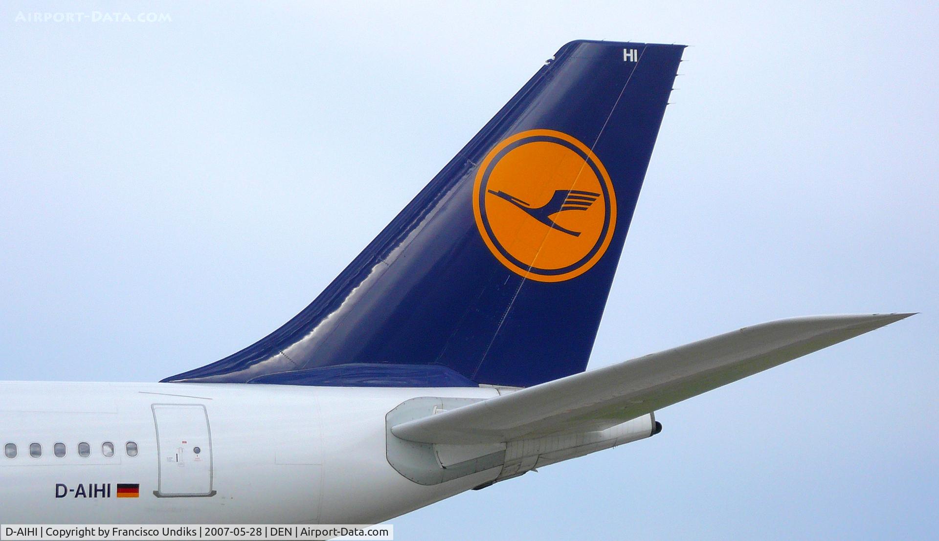 D-AIHI, 2004 Airbus A340-642 C/N 569, LH Tail