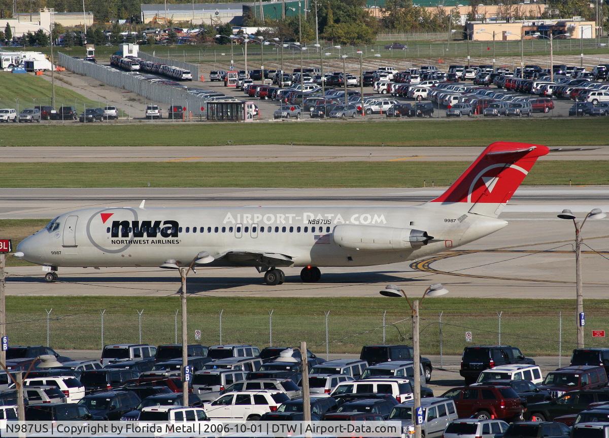 N987US, 1971 Douglas DC-9-32 C/N 47458, Northwest