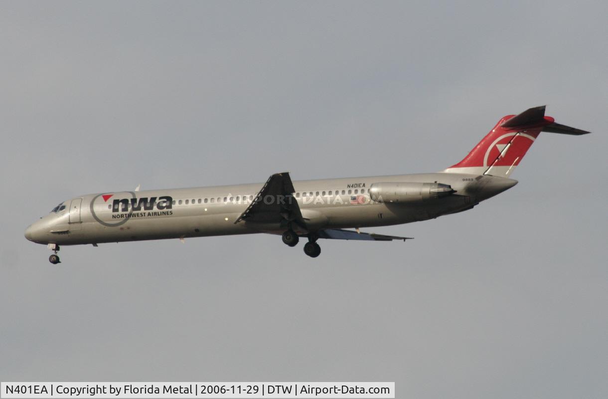 N401EA, 1975 Douglas DC-9-51 C/N 47682, Northwest